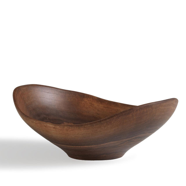 Walnut Live Edge Serving Bowl