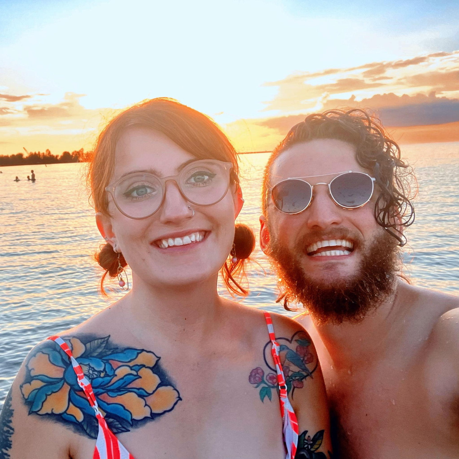 Sunsets at Ontario Beach after ren fair