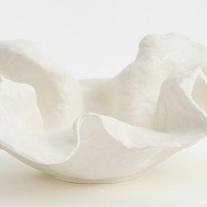 Earthenware Wave Ceramic Collection: Medium Bowl - 8.5"Diam-SKU: 8826311