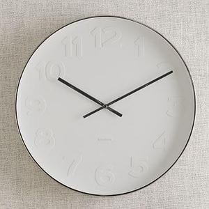 WEST ELM - Mr. White Wall Clock