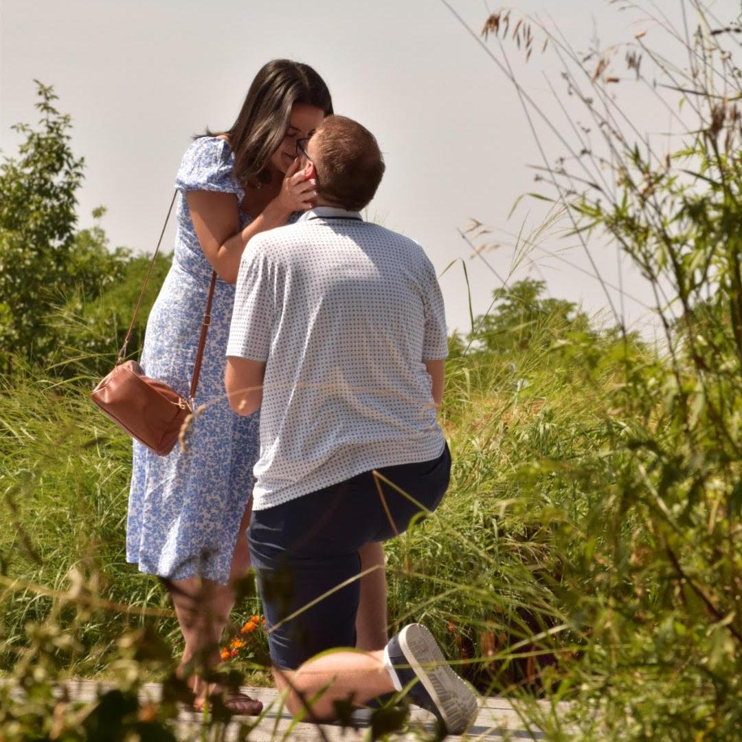 When John popped the question!