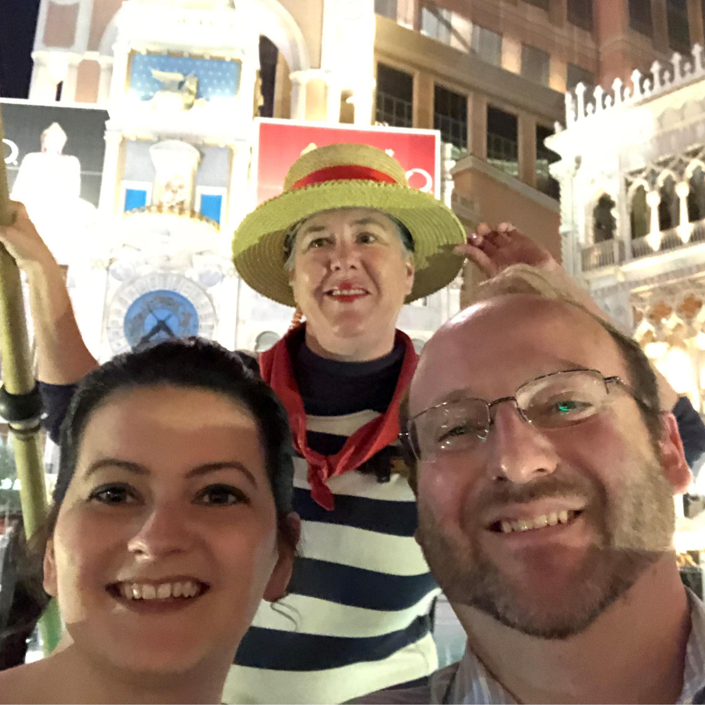 Gondola ride in "Italy" Las Vegas