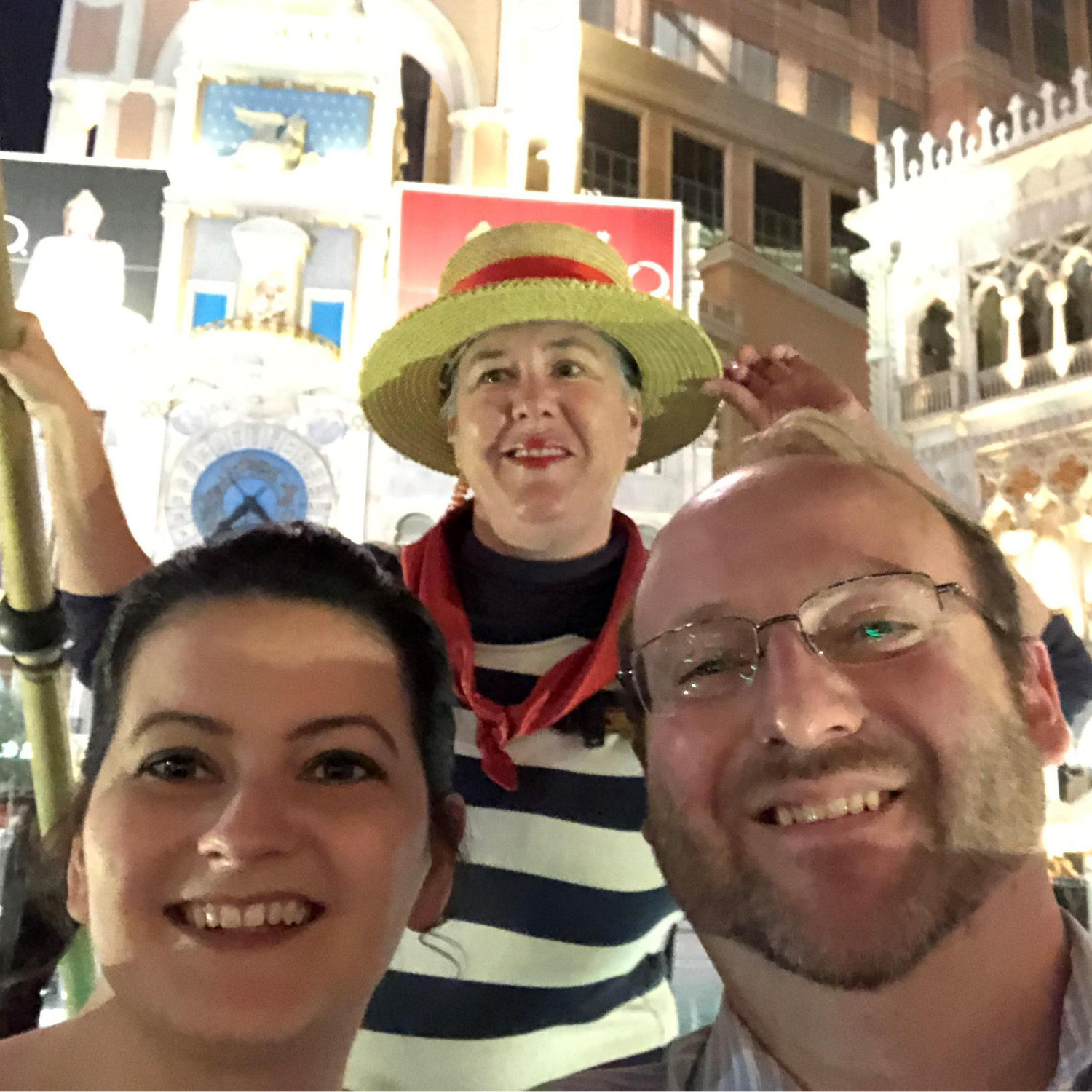 Gondola ride in "Italy" Las Vegas