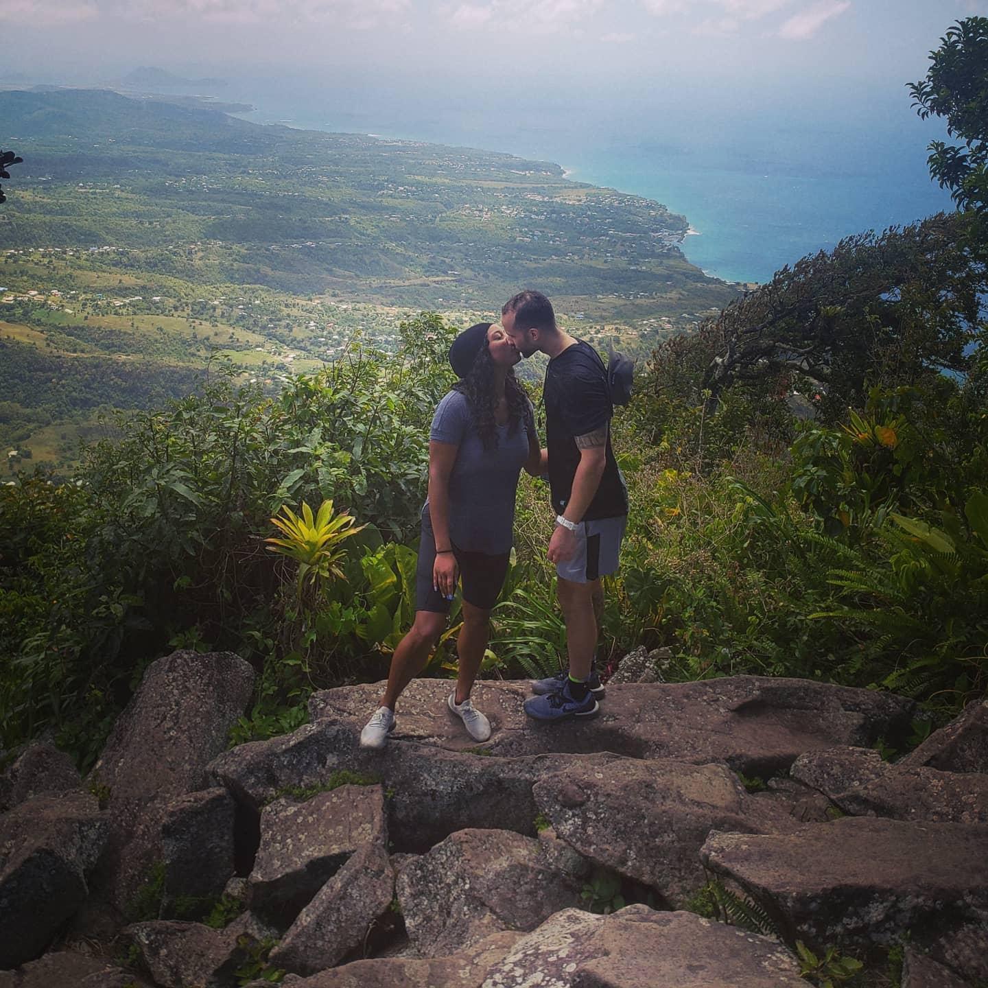 We climbed to the top of Gros Piton in St. Lucia