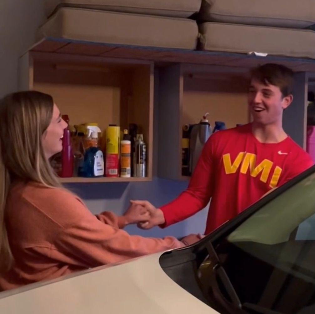 Julia surprised Colin in Midlo! (3/11/22)