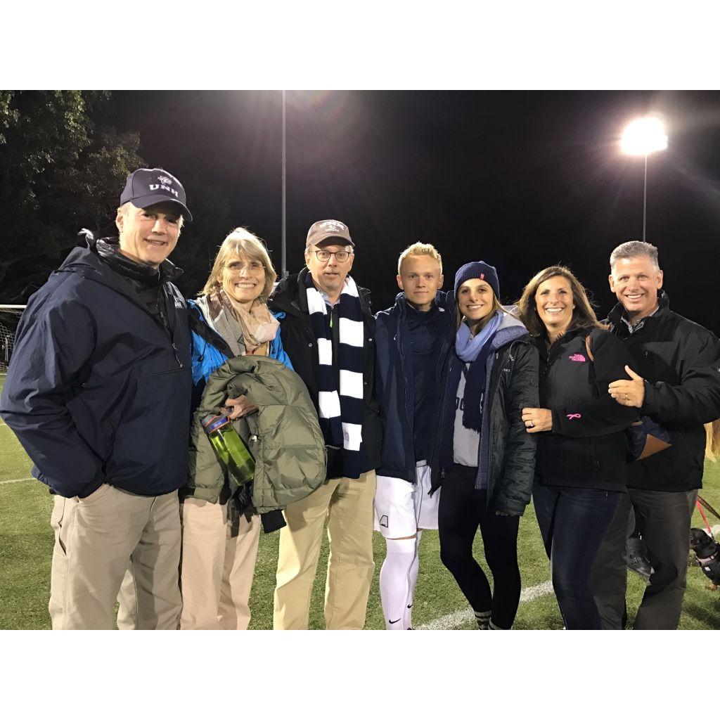 Chris' senior year season at UNH (2016)