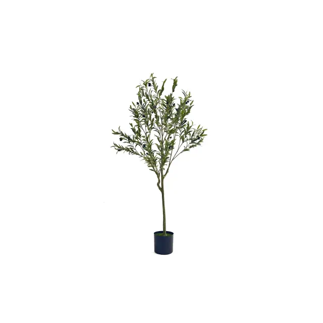 XINGHANZHENXUAN Artificial Olive Tree with Lifelike Foliage, Pre-Potted Faux Plant Leaves, Symbolic Decor for Peaceful Spaces