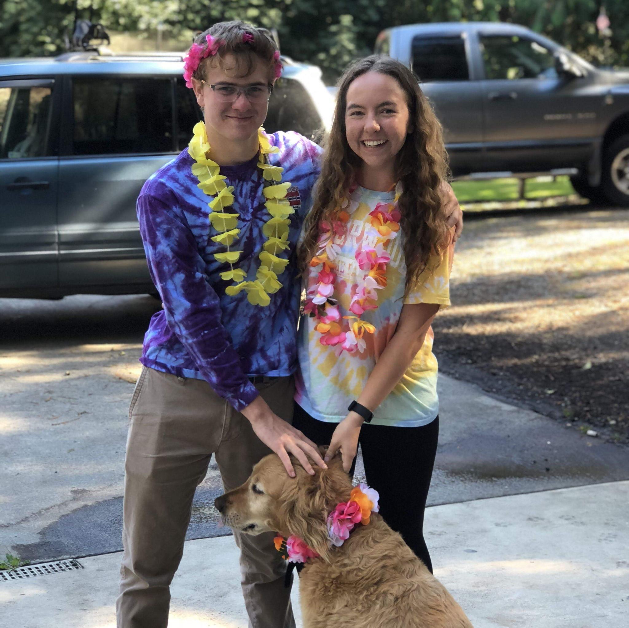 Student government shenanigans in high school (featuring Gunner 🐶)