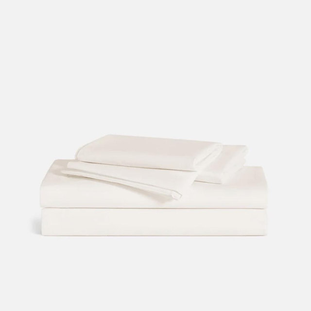 Cream King Size Classic Percale Core Sheet Set