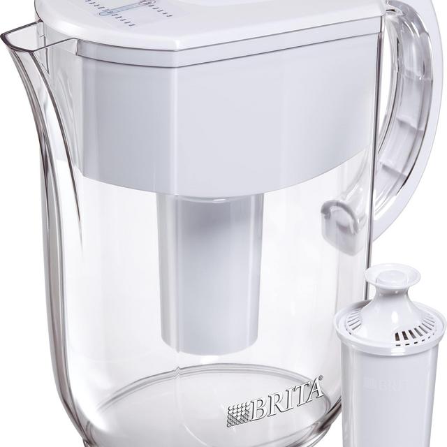 Brita Standard Everyday Water Filter Pitcher, White, Large 10 Cup, 1 Count