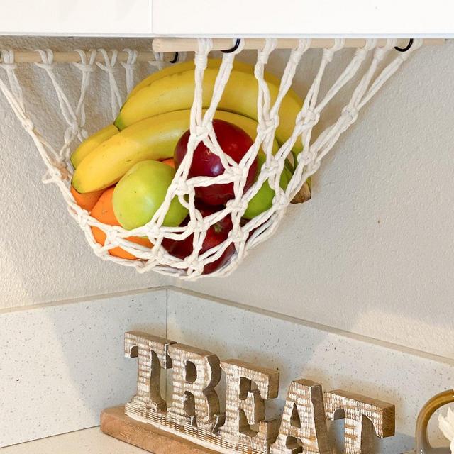 Fruit Veggie Hammock, Boho Hanging Produce...