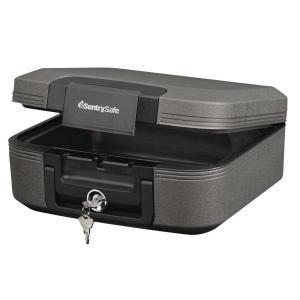 0.28 cu. ft. Fire and Water Resistant Chest Safe, Dark Gray
