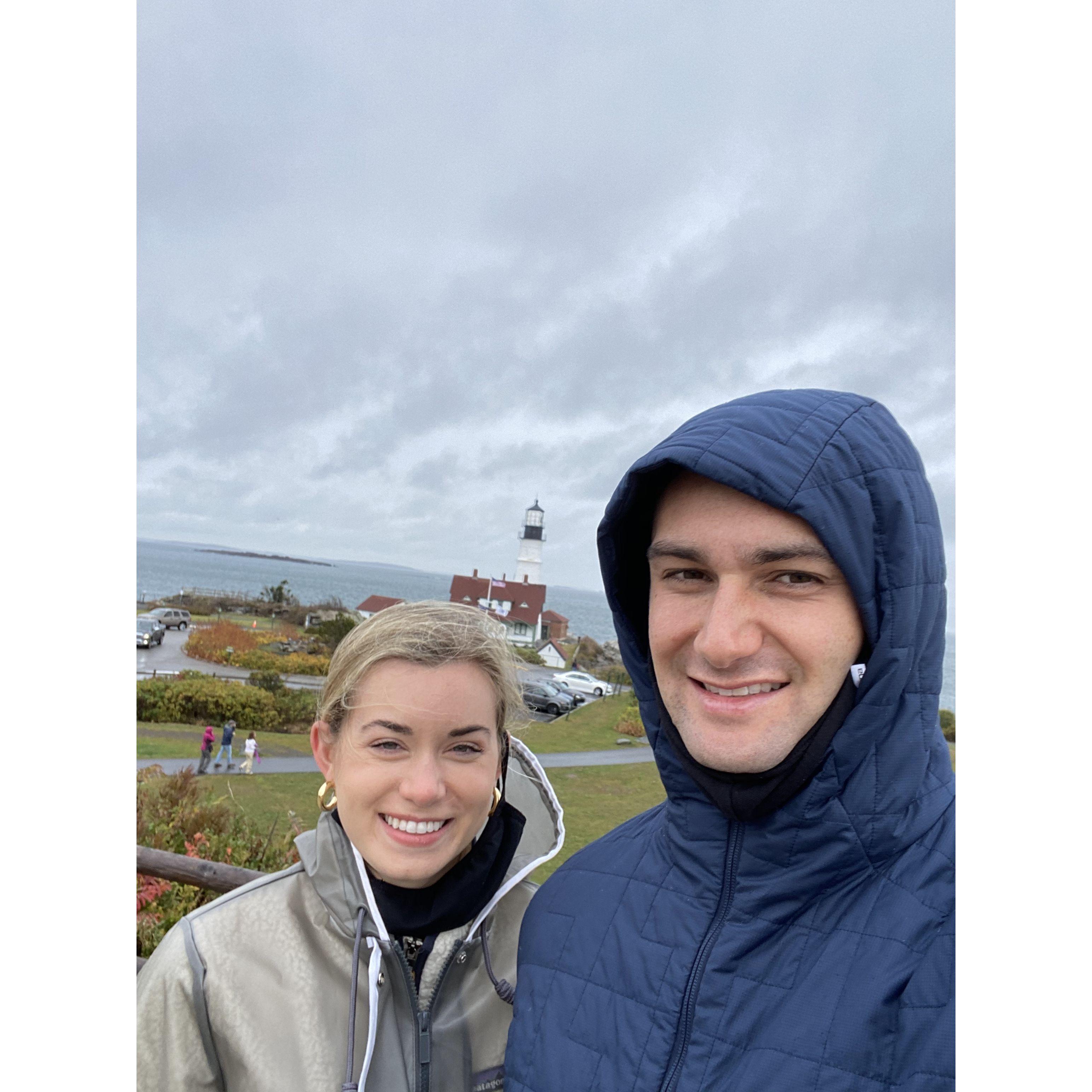 Rainy Portland, ME trip