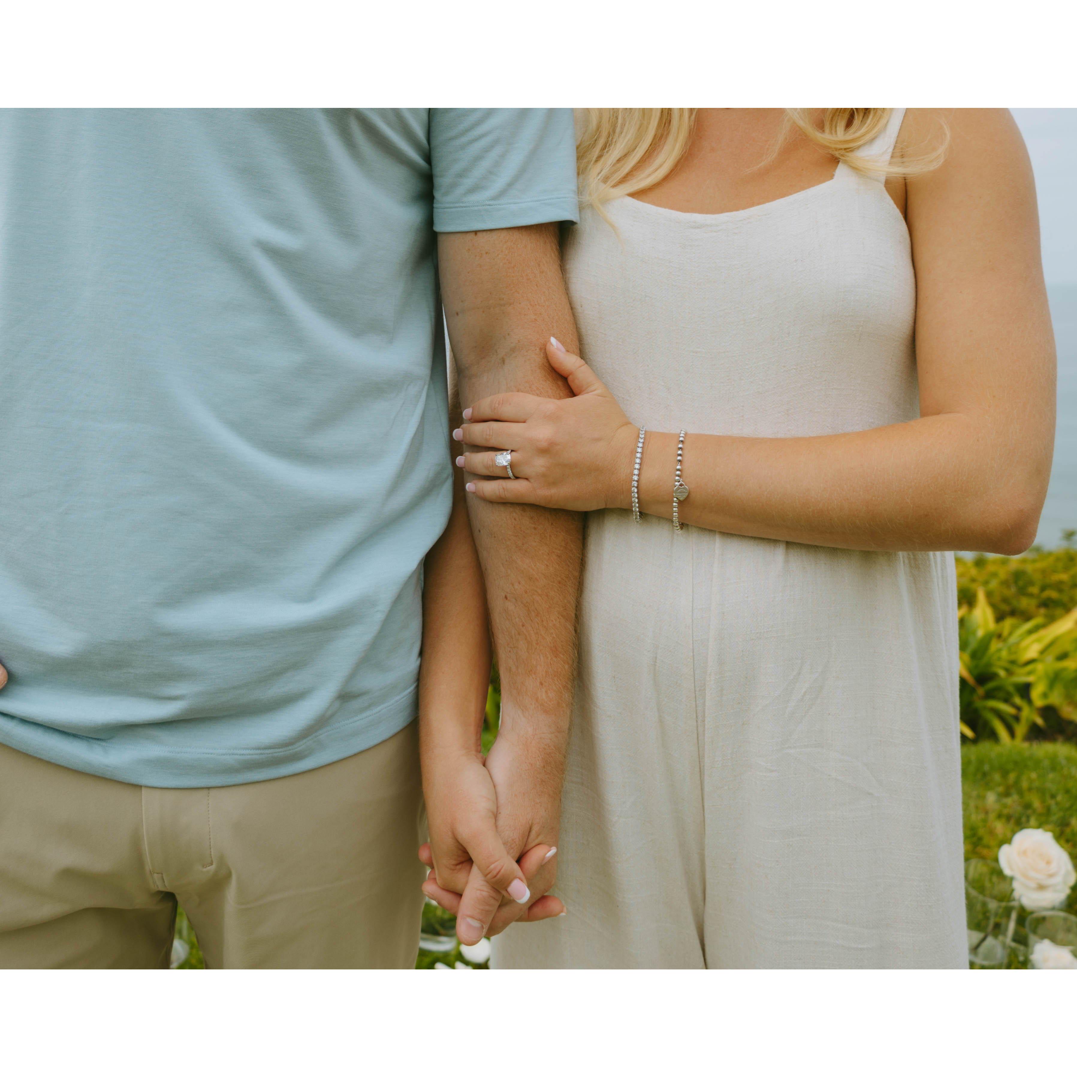 One of our favorite memories is when Riley proposed in Malibu, CA on September 14, 2024.