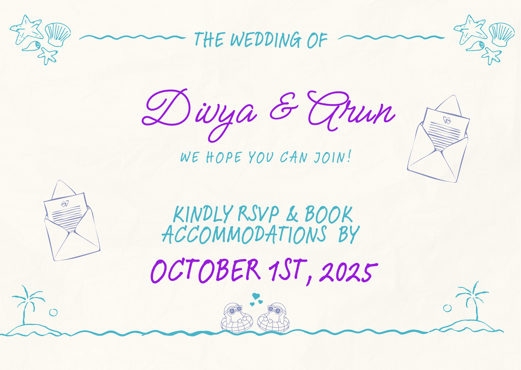 The Wedding Website of Divya Persaud and Arun Nair