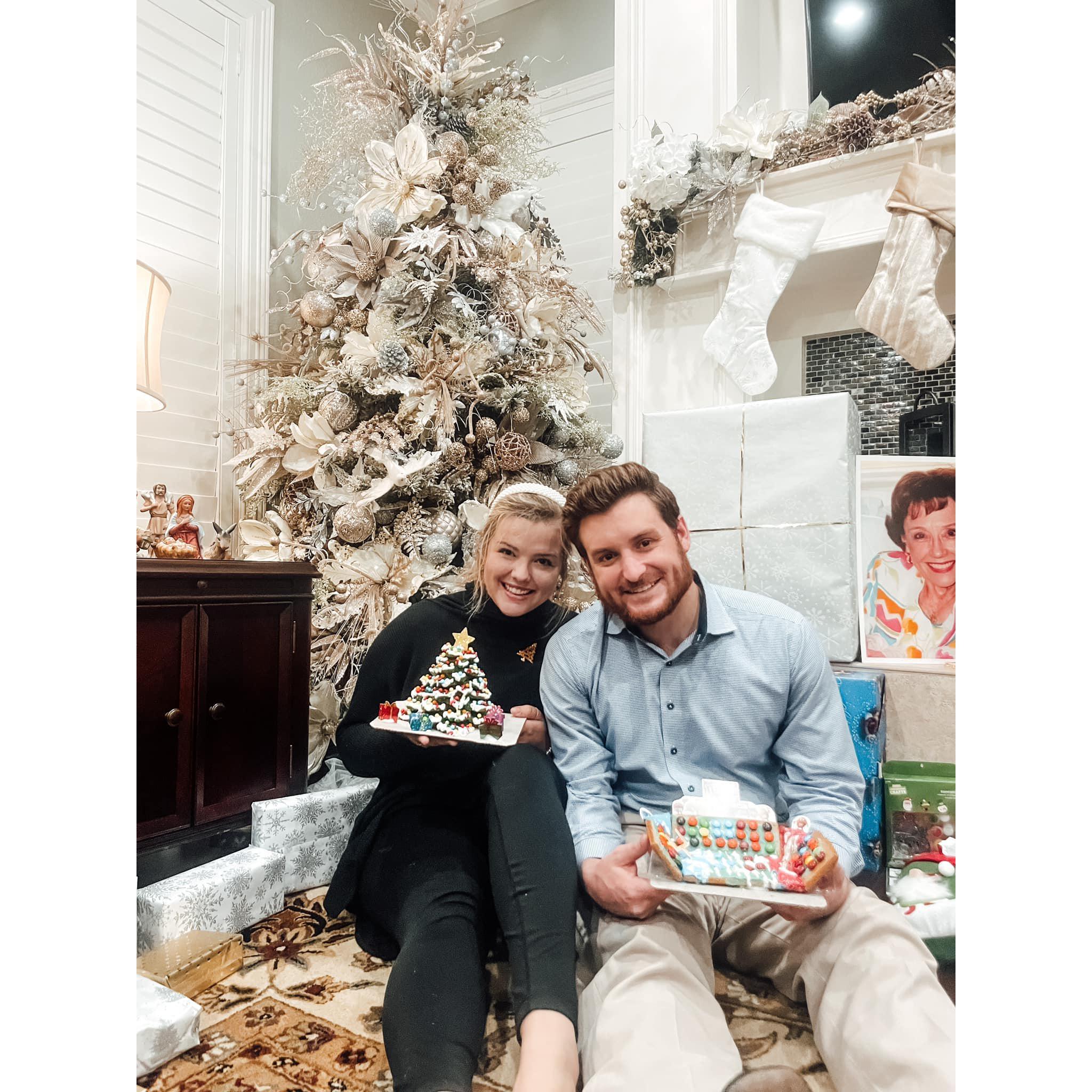 Olivia and William's first Christmas together!