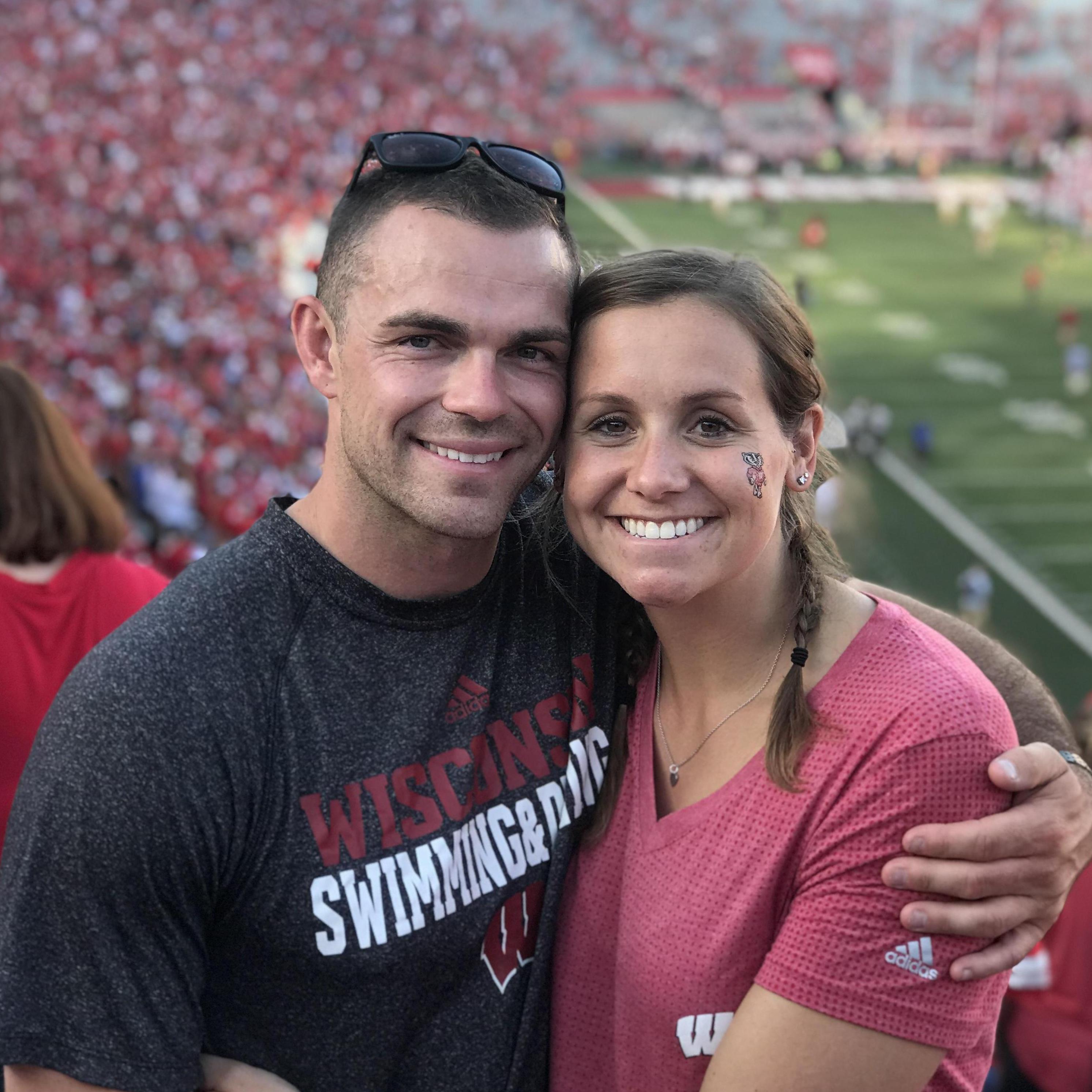 Brett's first Badger Game at Camp Randall!