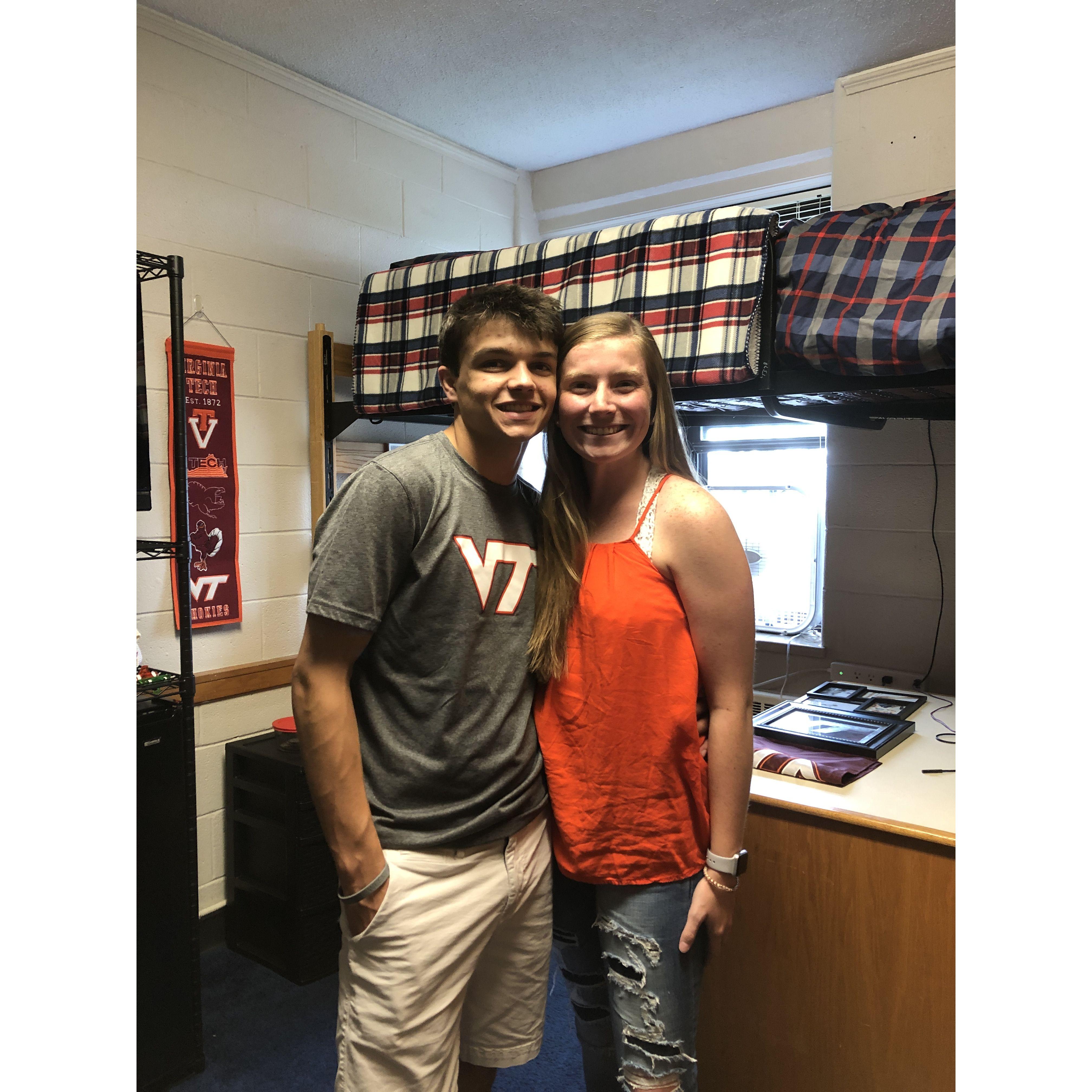 Bill's college move in day!