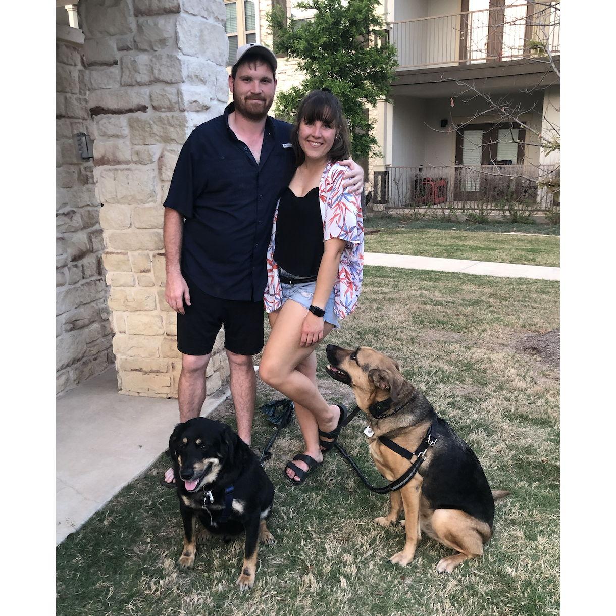 Our first family photo 2020.