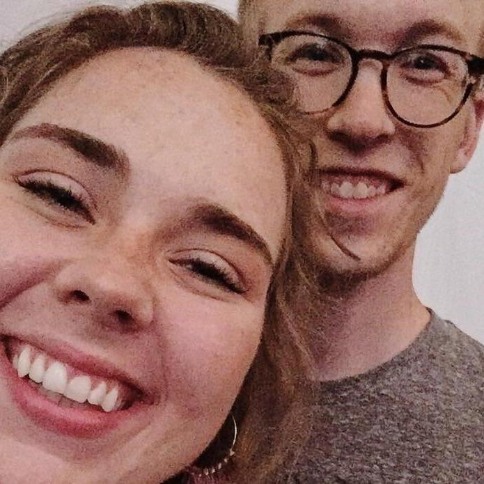One of our first dates. Caleb was the photographer for a band at an Art Carnival. Please make sure to take note of his little beardless baby face. May 17, 2018.
