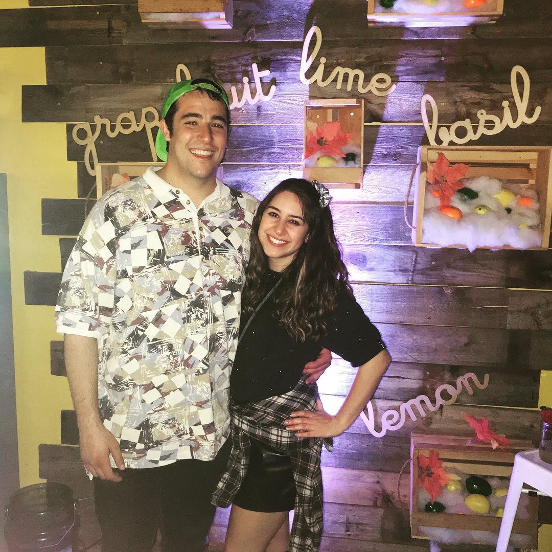 New Year's Eve 2019. Dancing through the decades. We are dressed appropriately as 90s kids.