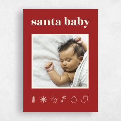 Red Standard Holiday Card - Grand