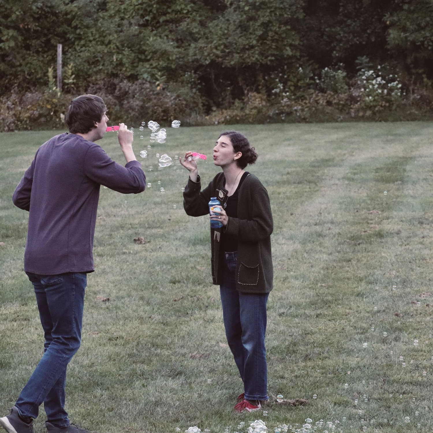 who doesn't need some bubbles to celebrate their engagement???