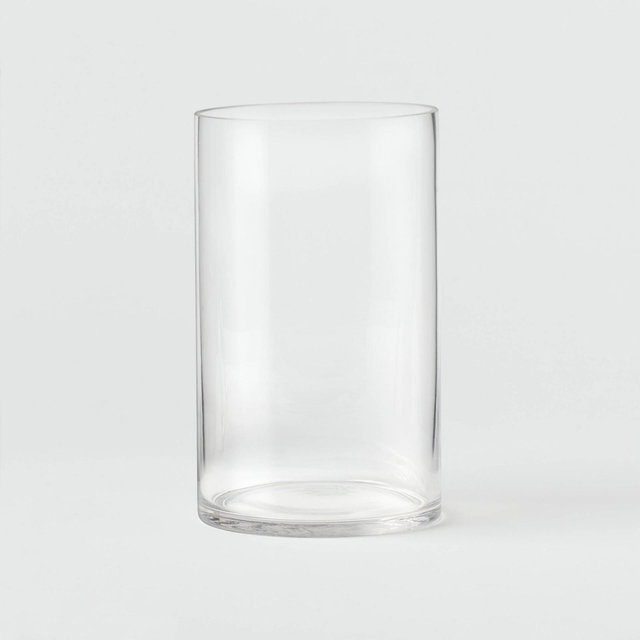 Clear Hurricane 3" x 6" Pillar Candle Holder - Room Essentials™