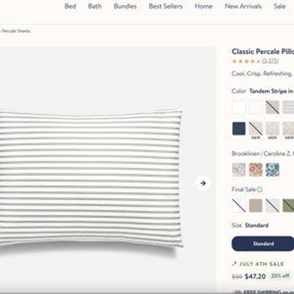 Classic Percale Pillowcases
