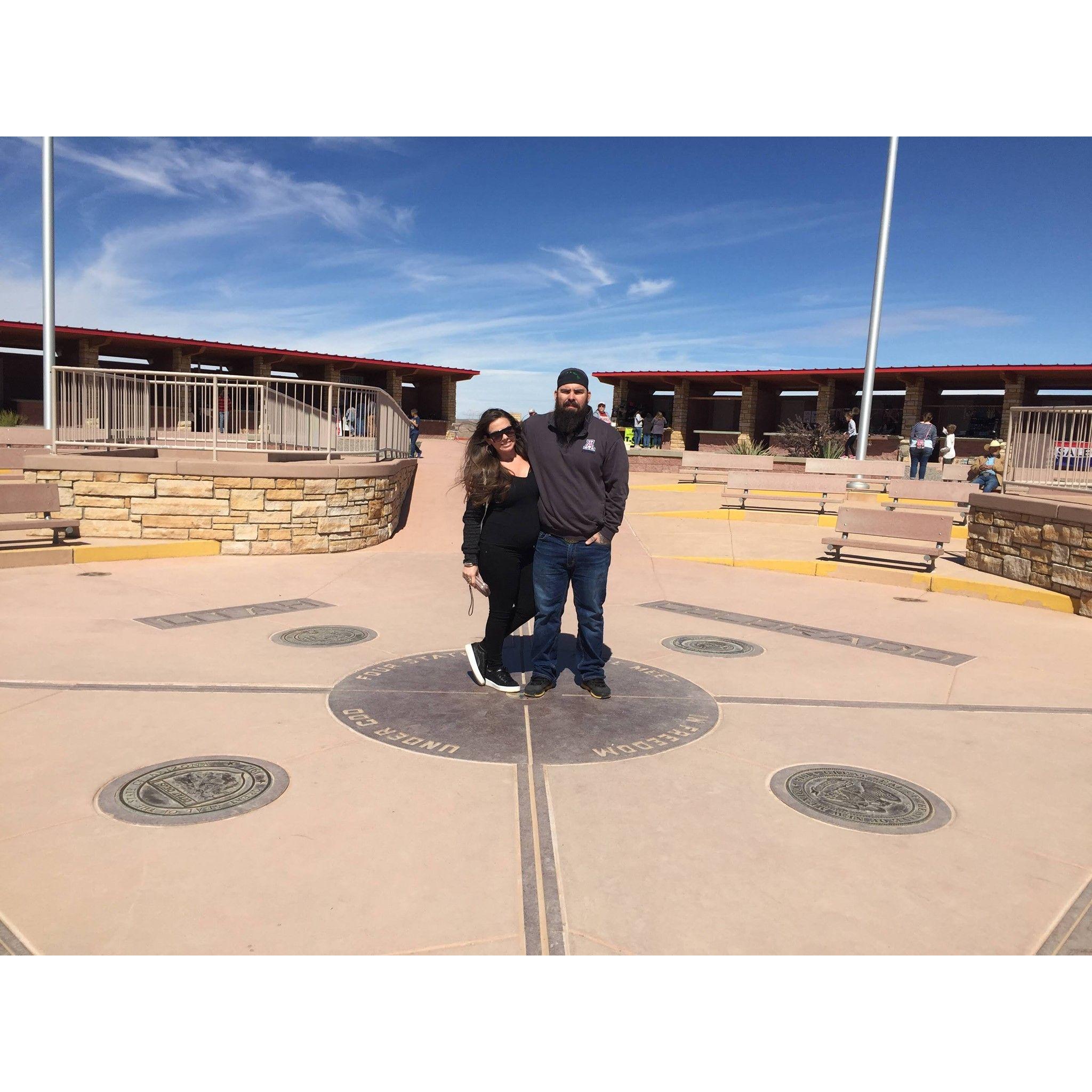 We are at 4 corners where AZ, NM, CO, and UT meet