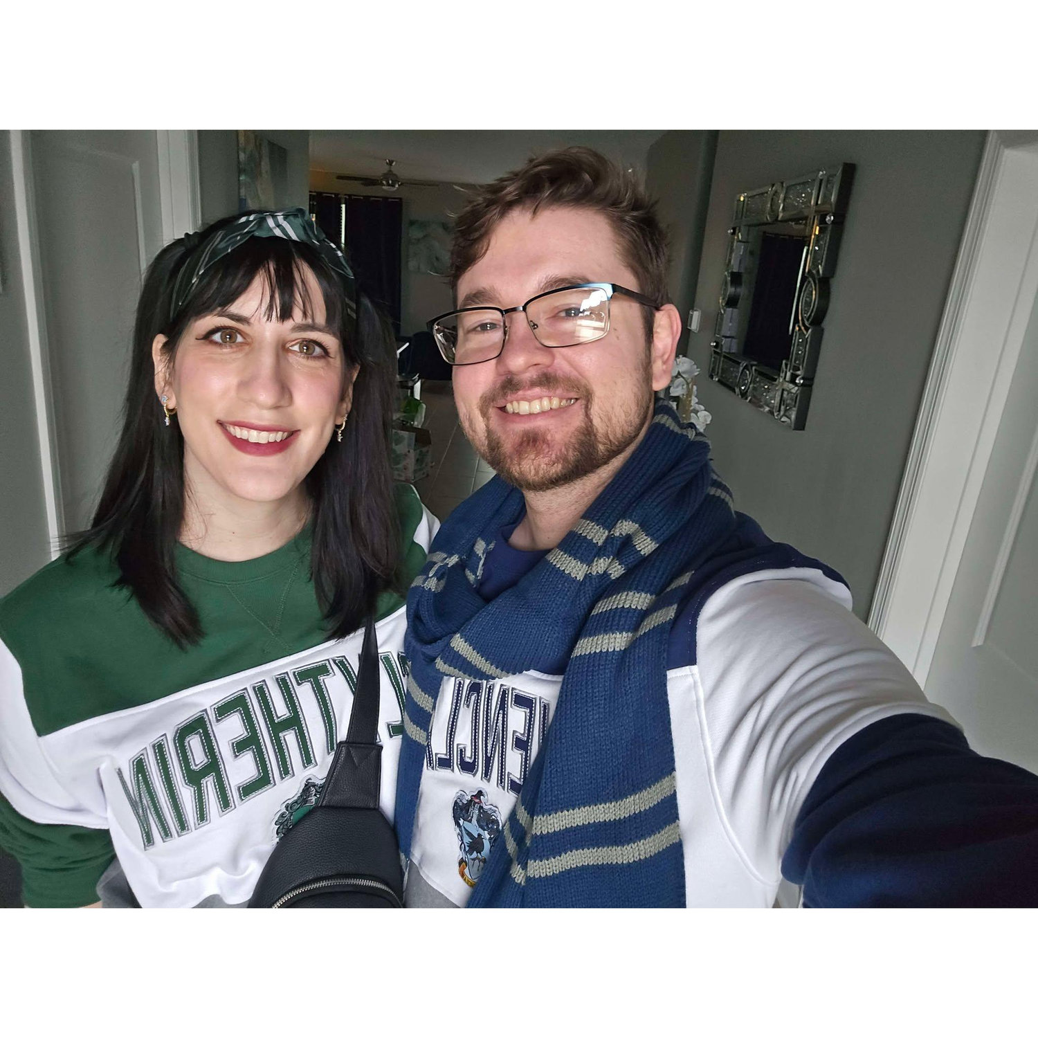 Couple outfits for Harry Potter world at Universal. Matt wanted to be THAT Millenial couple.