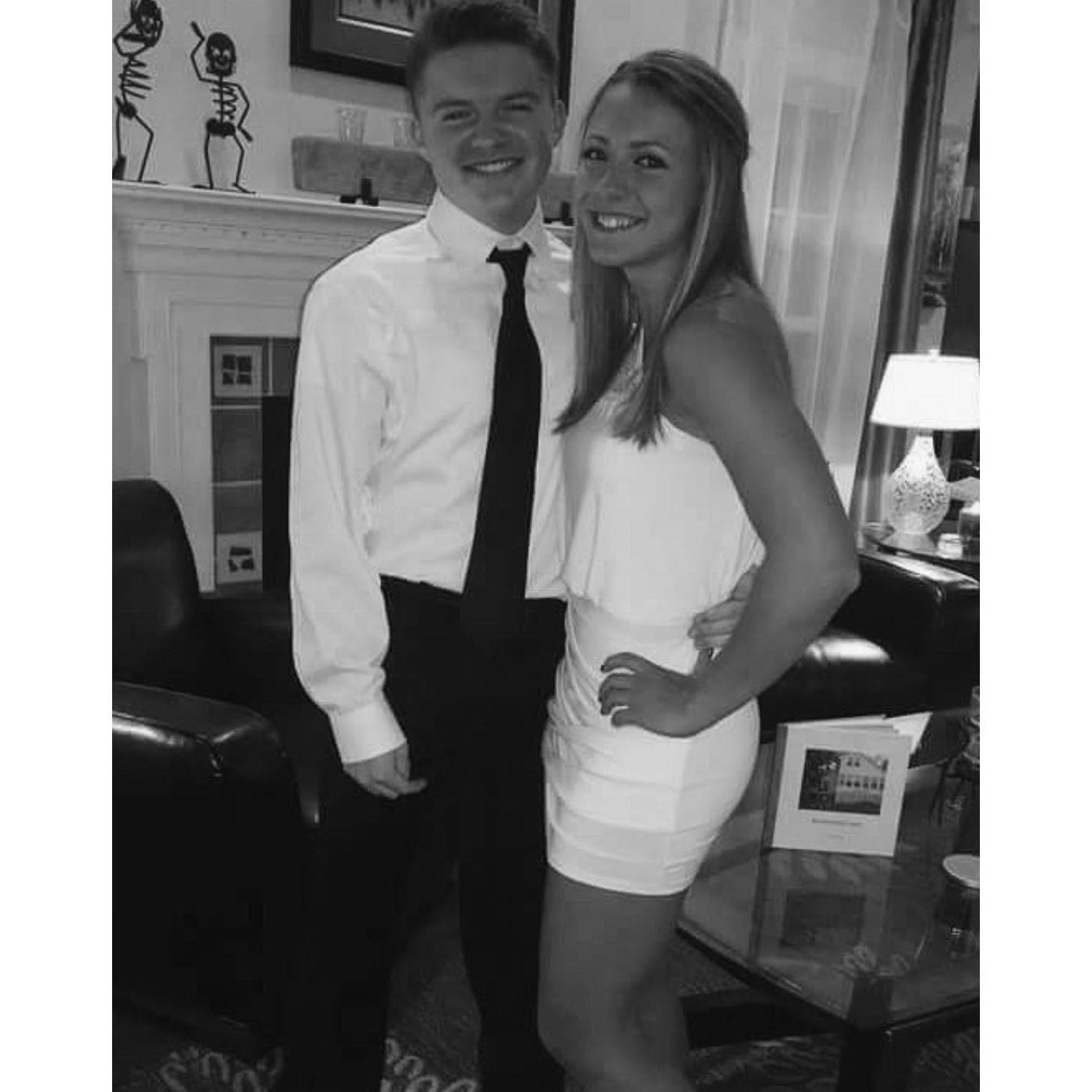 Morgan's junior homecoming dance in 2016.