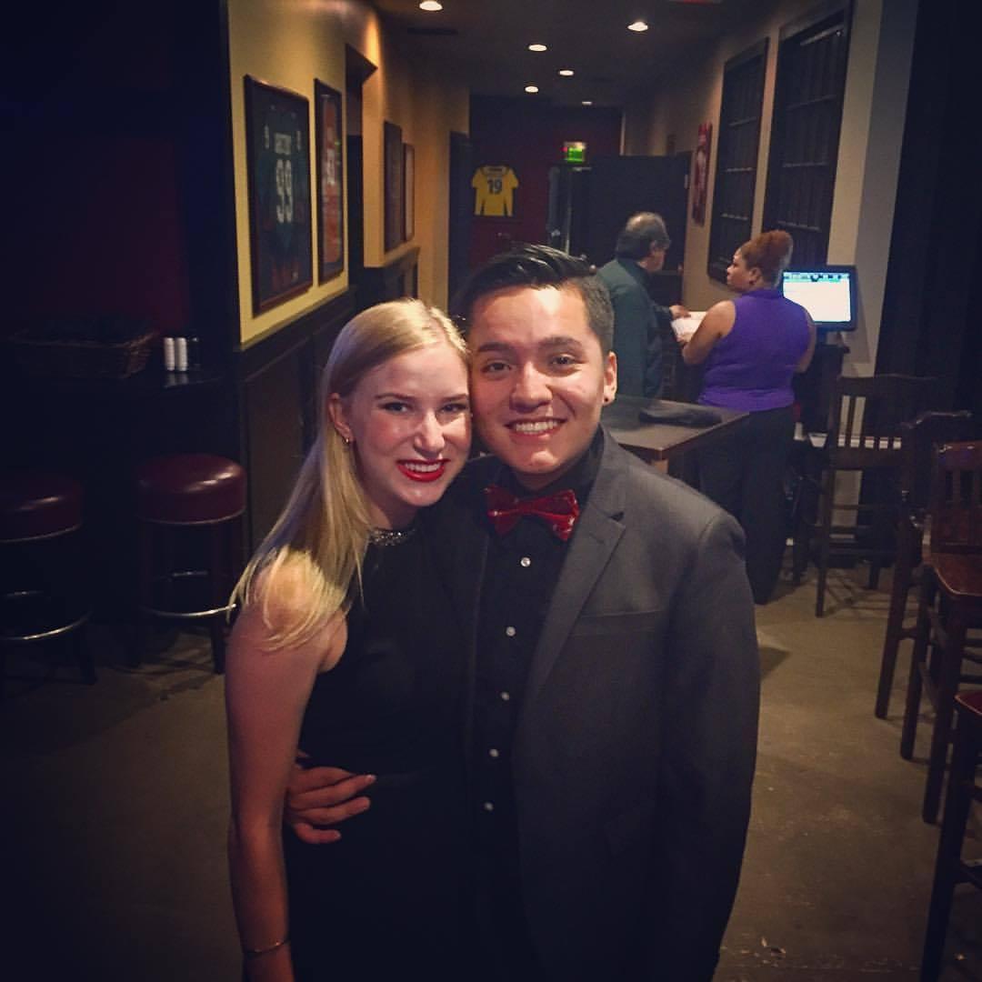 One of our first dates in undergrad!