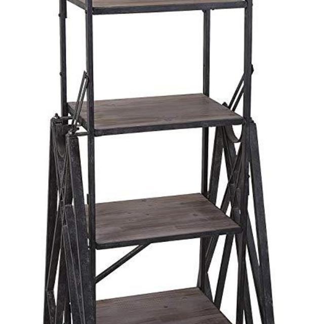 IMAX 65297 Convertible Console Table Bookshelf – Storage Cabinet with Handcrafted Finish. Cabinets, Racks and Shelves