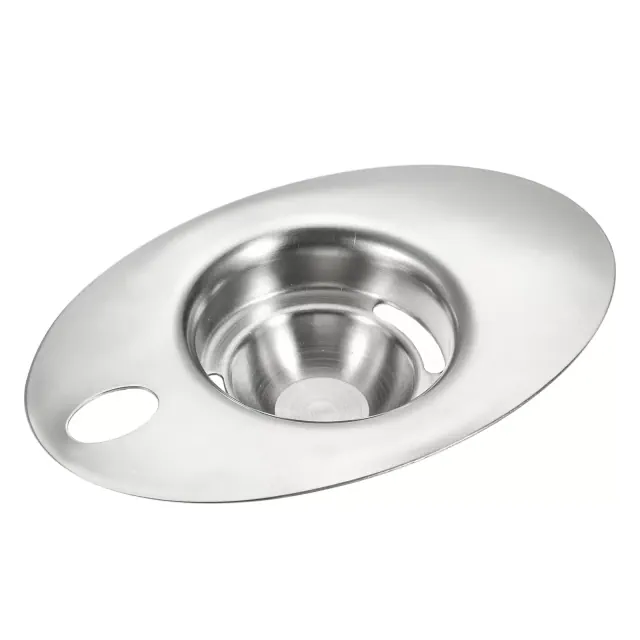 Unique Bargains Cooking Baking Stainless Steel Egg Separator Silver Tone 5.5" x 3.54"
