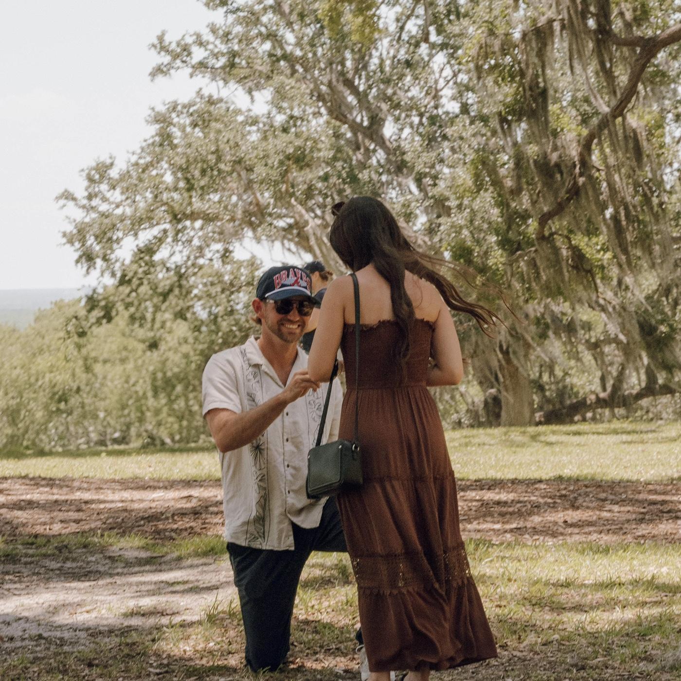 The proposal at Bok Tower🤍