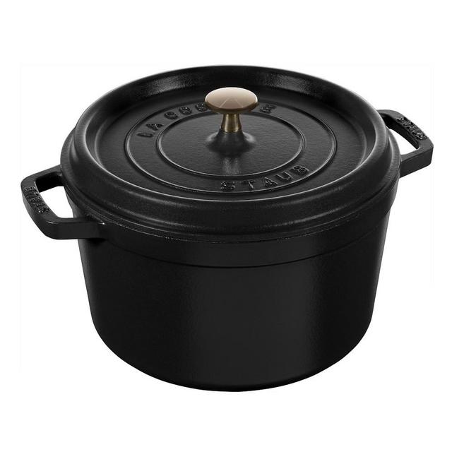 Staub Enameled Cast Iron Deep Oven, 5-Qt., Matte Black