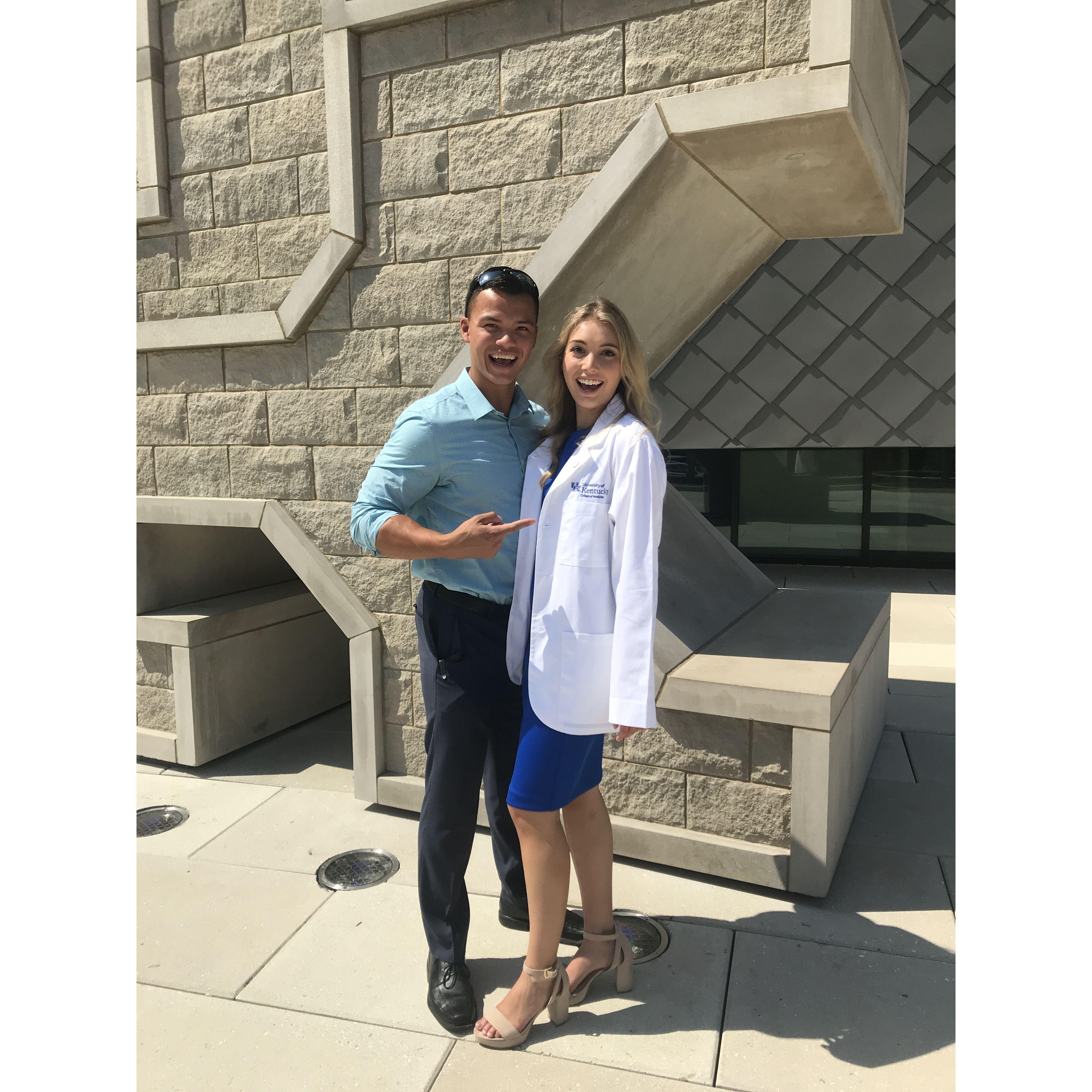 Steph's white coat ceremony!!!, Lexington, 2019