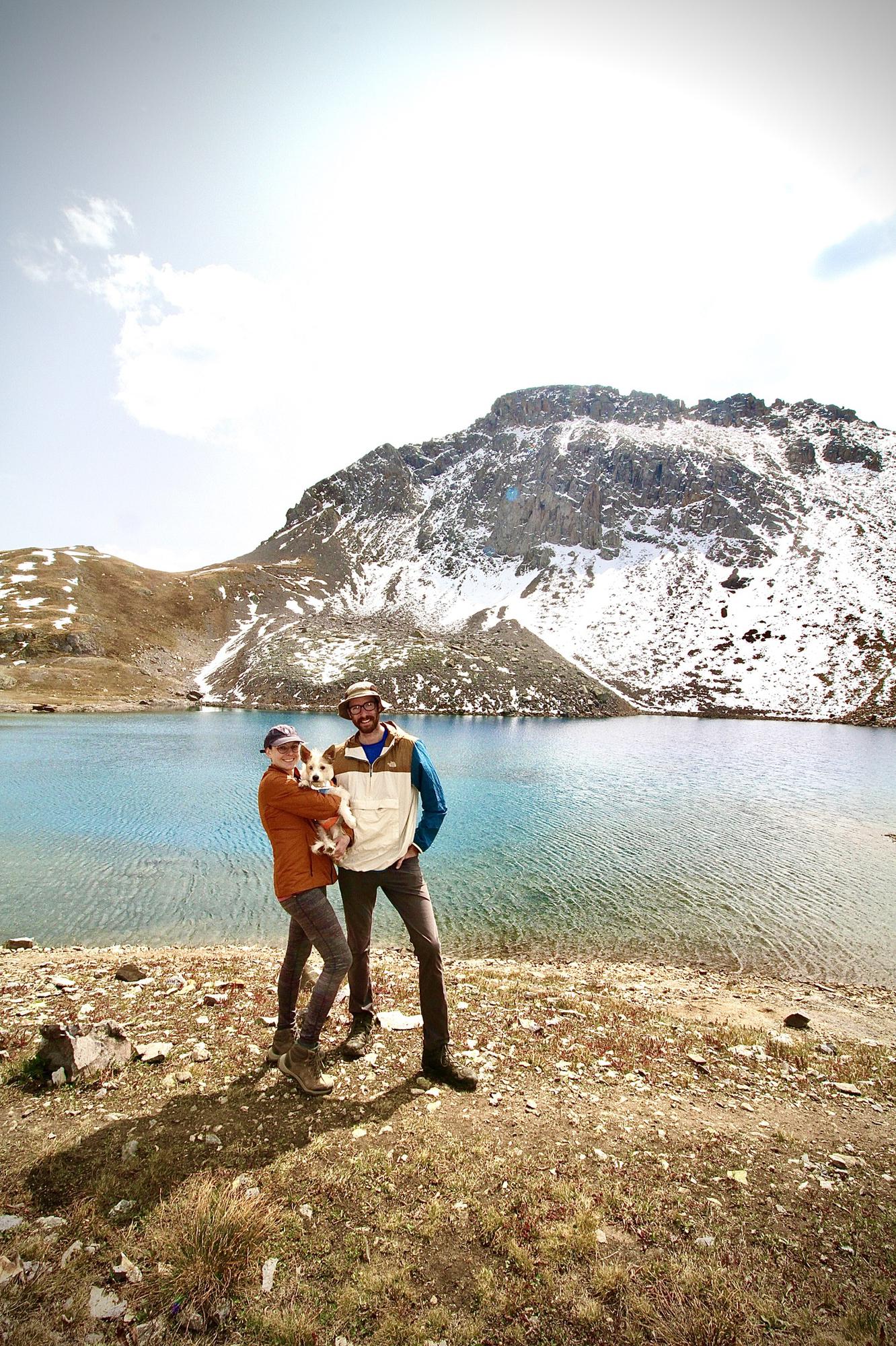 Columbine Lake, CO. Willow handled the 13,000+ elevation like a champ...us too...
