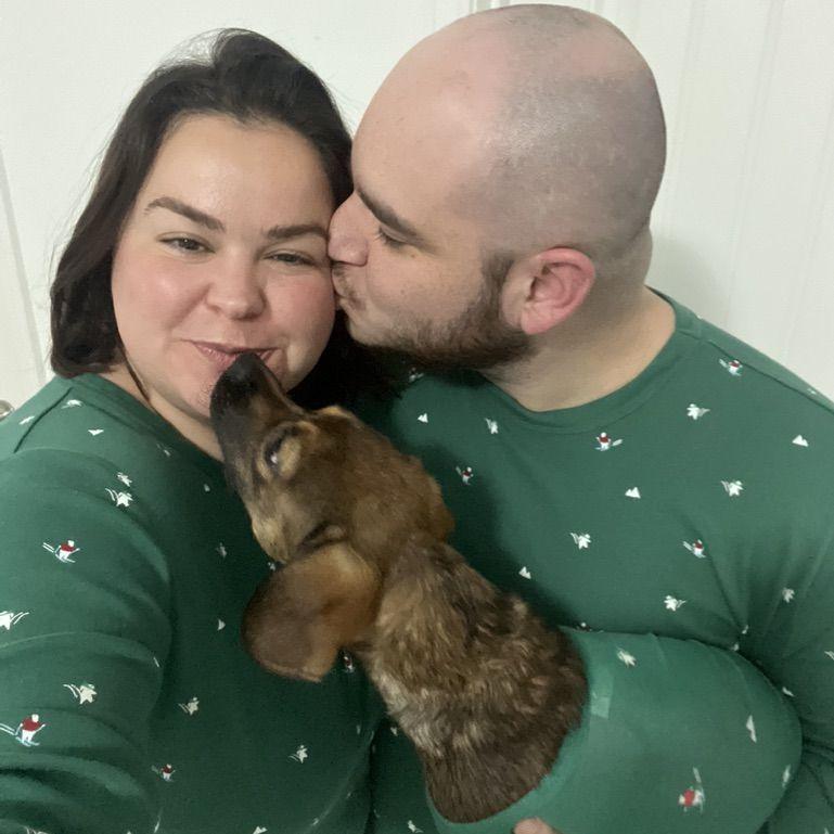 Our first Christmas with Sandy