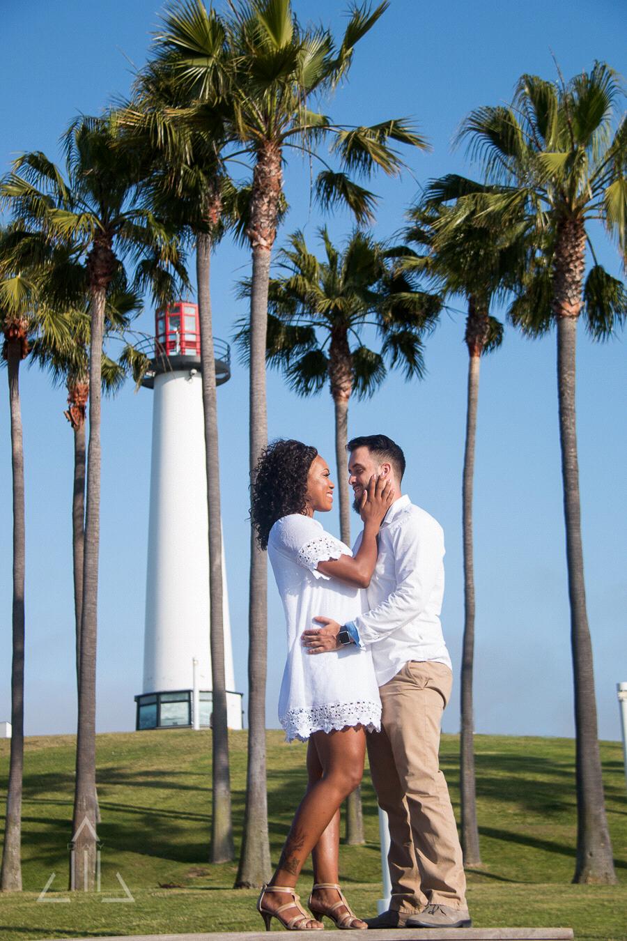 Engagement Photos at the Long Beach Pier