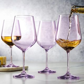 Sheer Red Wine Glass, Set of 4