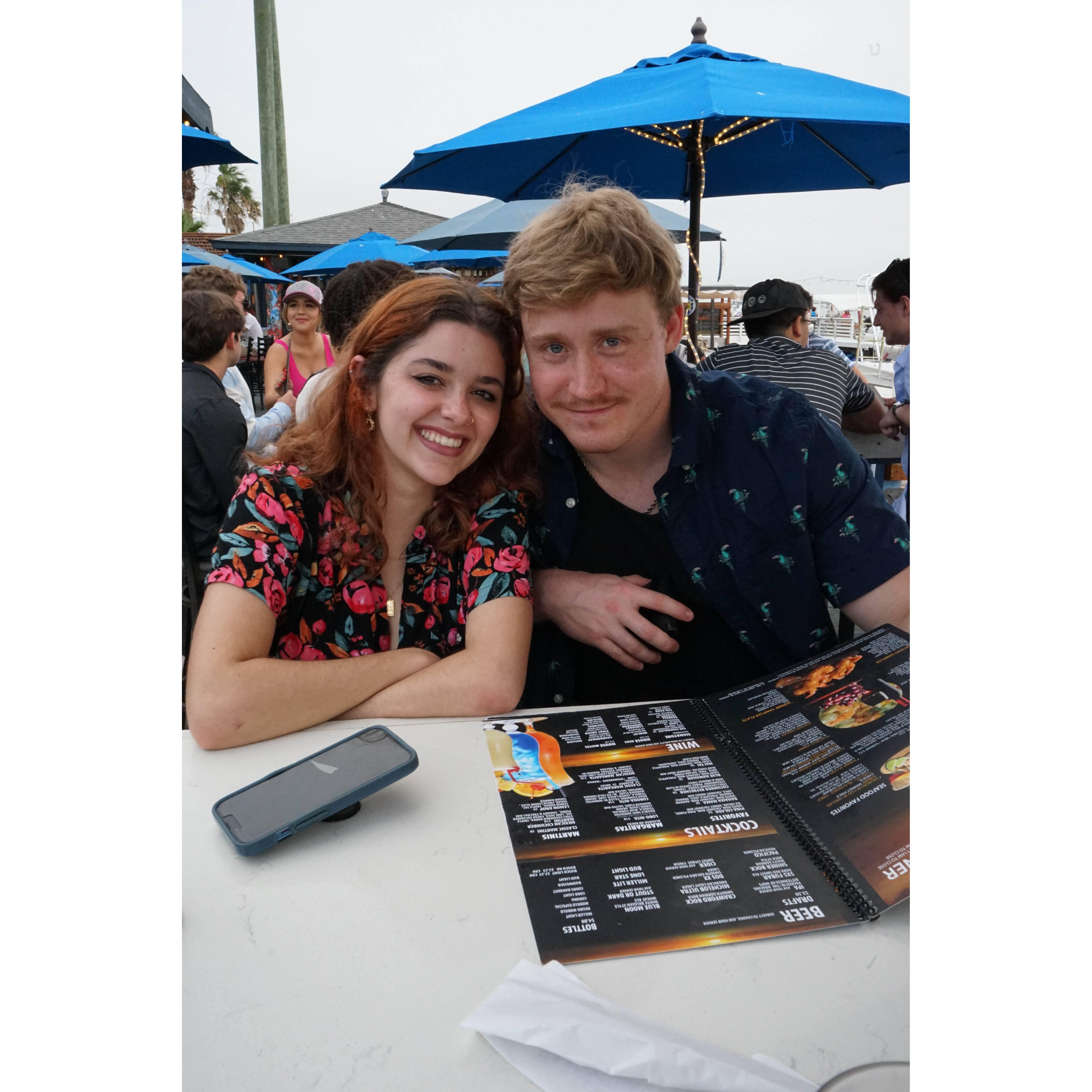 This was taken by one of Daniel's friends in South Padre Island