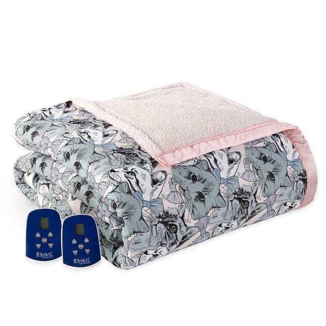 Micro Flannel® Reverse to Sherpa Electric Heated Blanket