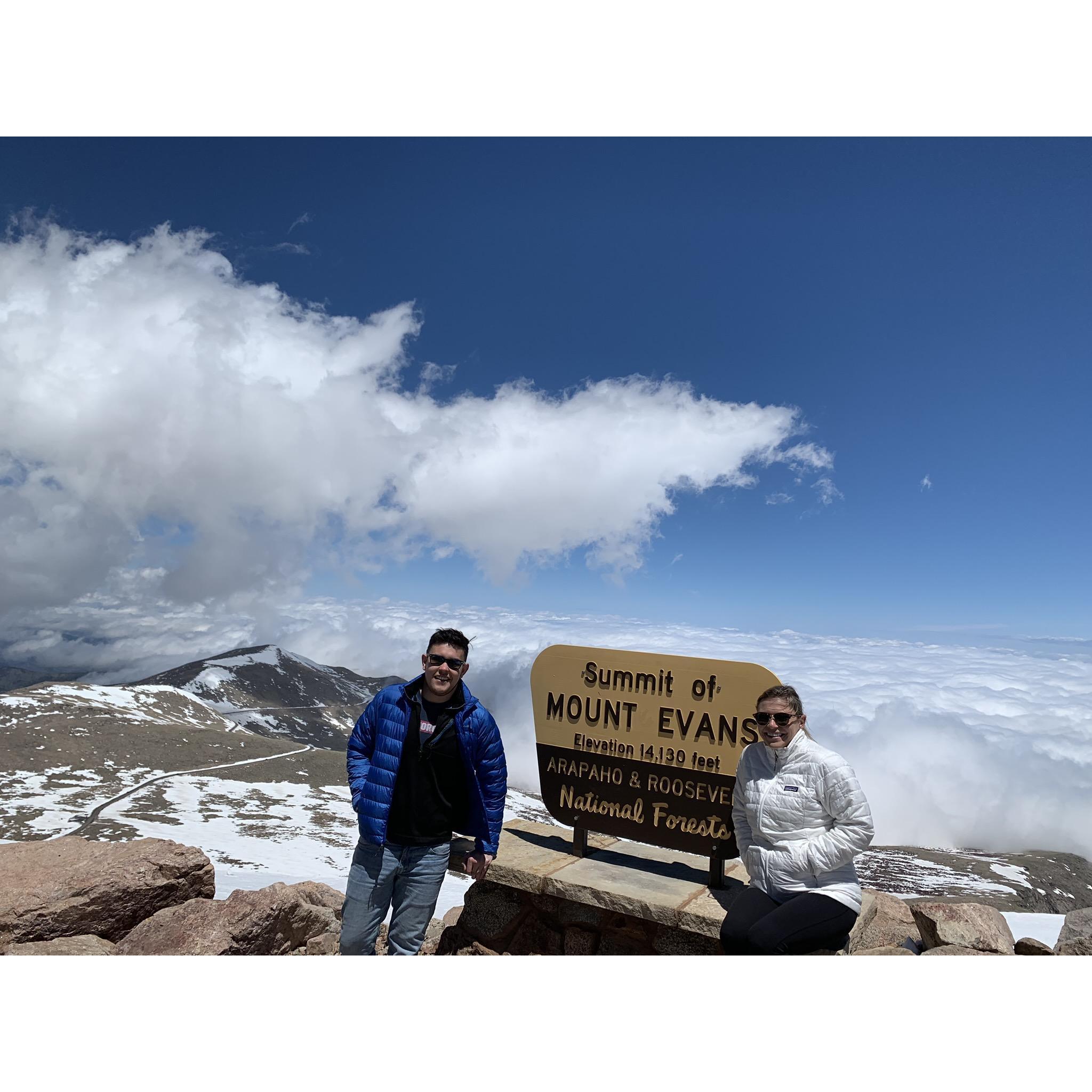 Mount Evans in Denver, CO
