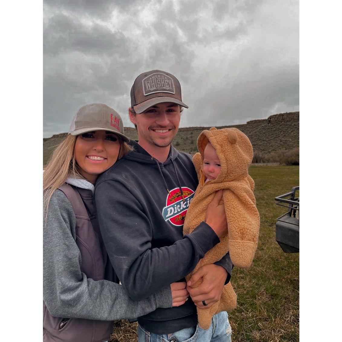 Branding season with our niece Lainey <3