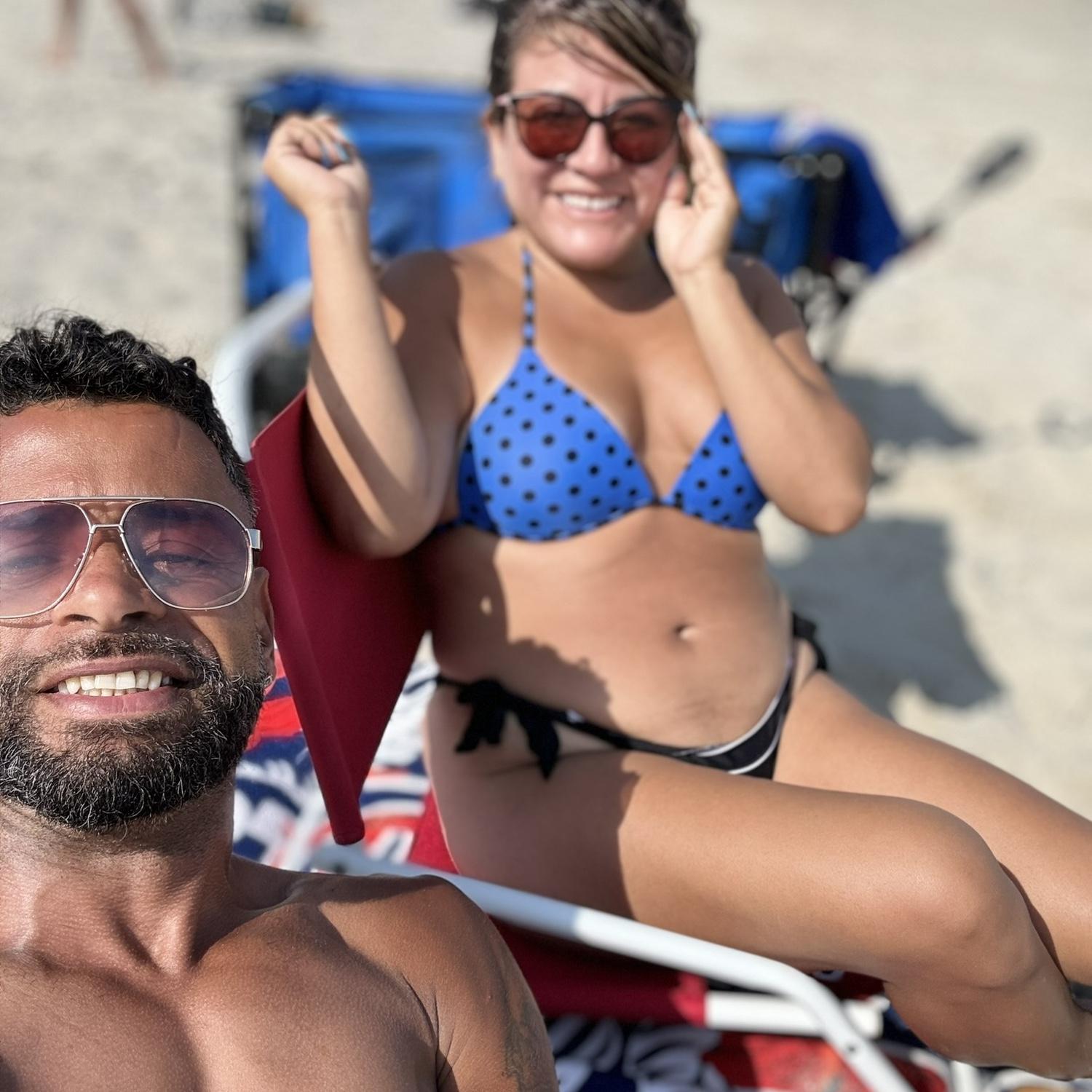 One of many beach dates.