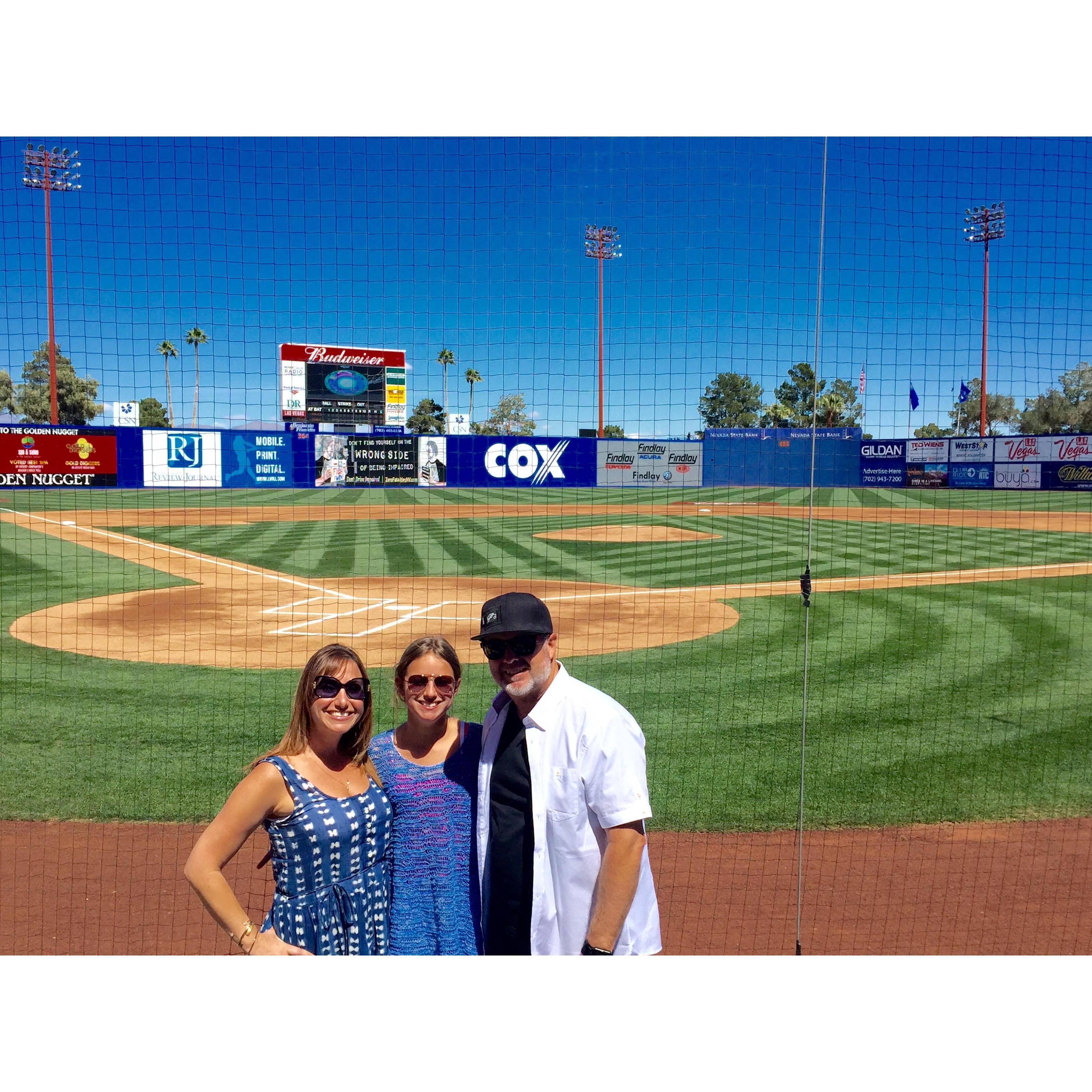Cubs game in Vegas, pre-season...