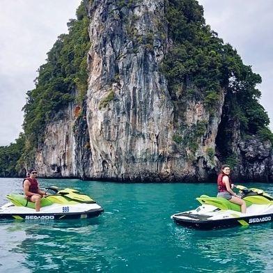 Jetski trip on our first international trip together (excluding Marissa visiting Ryan in Hong Kong) in Phuket, Thailand