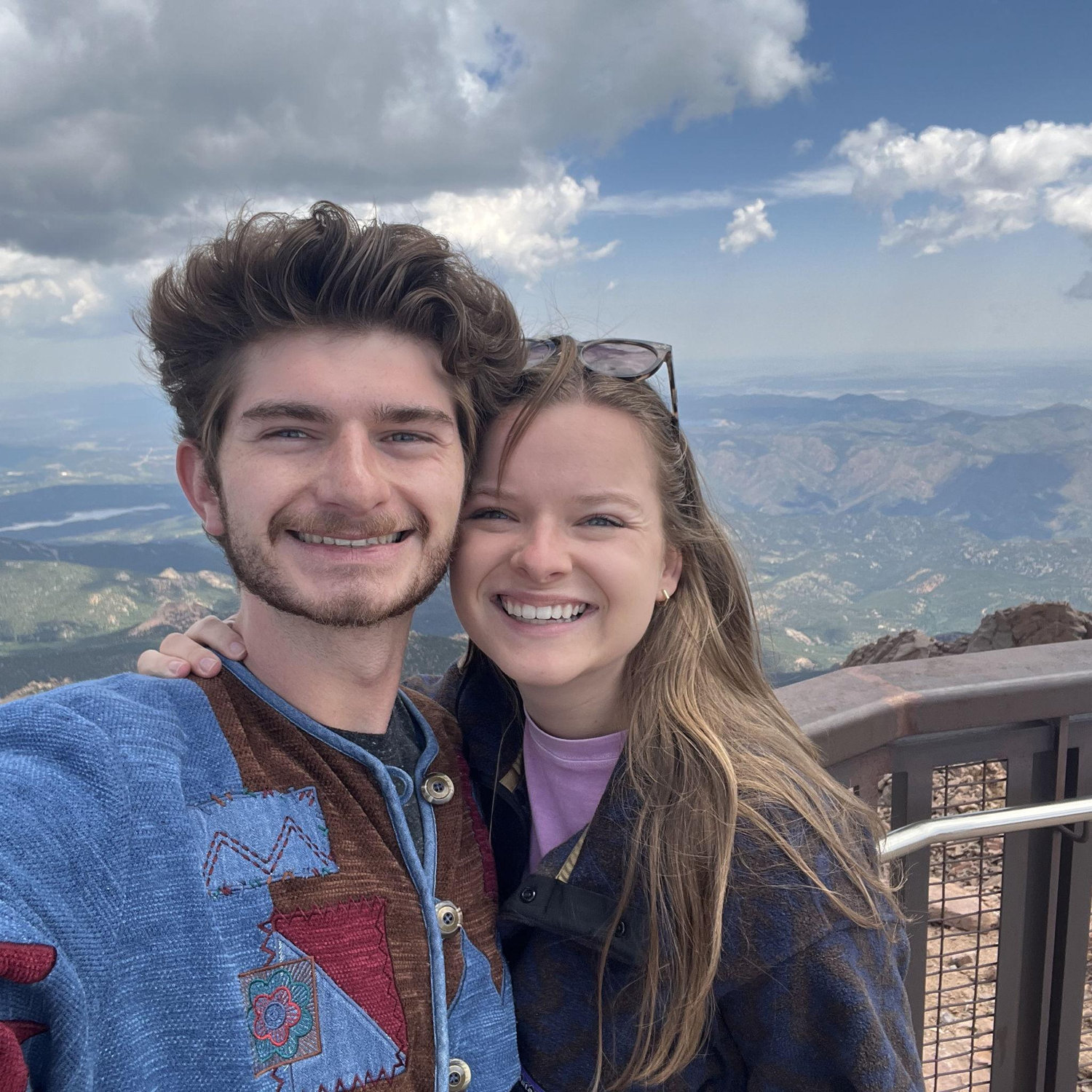 Braydie visting me in Denver, and hiking